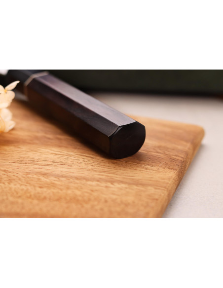 21cm Sukenari ZDP-189 San Maï Japanese chef ' s knife with ebony handle
