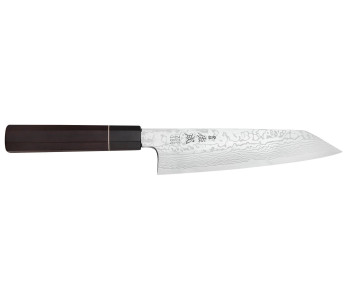 21 cm Sukenari ZDP-189 damasthandtag i ebenholts Kiritsuke-kniv, handgjord i Japan