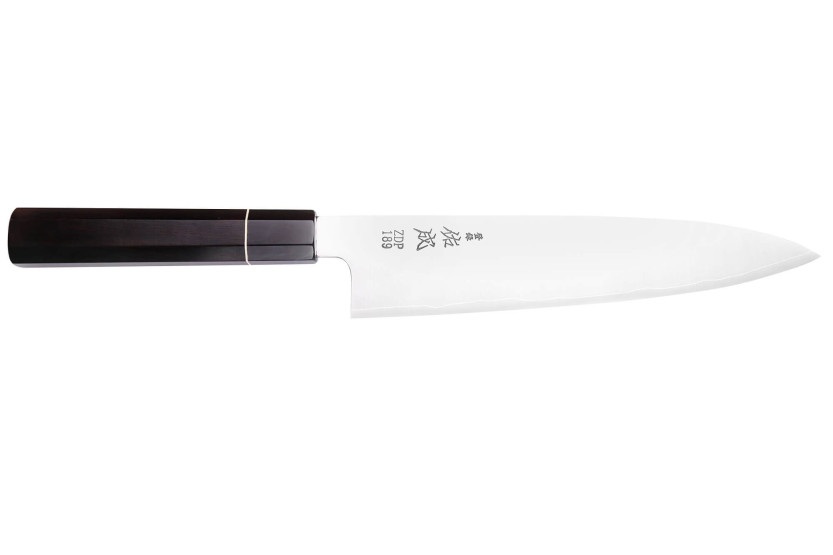 ZDP-189 San Maï 24 cm japansk håndverksmessig Sukenari kokkekniv med ibenholtskaft