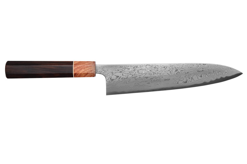 21cm Toshihiro Wakui Aogami 2 damasco laminado japonés cuchillo de chef hecho a mano