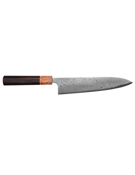 21cm Toshihiro Wakui Aogami 2 damasco laminado japonés cuchillo de chef hecho a mano