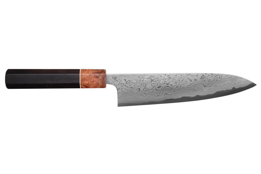 18cm Toshihiro Wakui Aogami 2 damasco laminado cuchillo de chef japonés hecho a mano