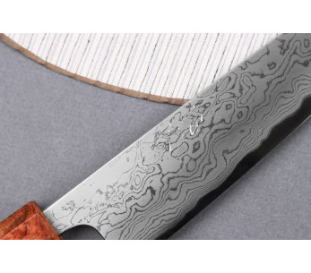 18cm Toshihiro Wakui Aogami 2 laminoitu damastinen kokkiveitsi, japanilainen käsintehty veitsi 2