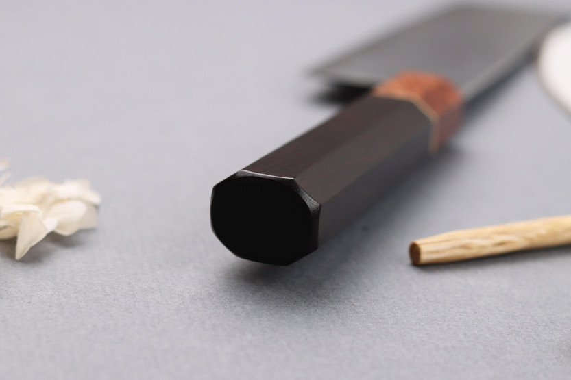 nakiri veitsi 16,5cm japonais artisanal Toshihiro Wakui Aogami 2 damas laminé