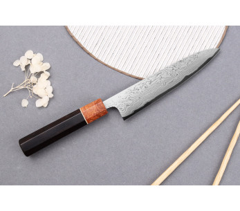 15cm Toshihiro Wakui Aogami 2 damasco laminado faca utilitária japonesa para artesanato 2