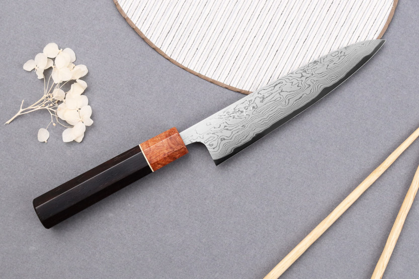 15cm Toshihiro Wakui Aogami 2 damasco laminado navaja japonesa de artesanía