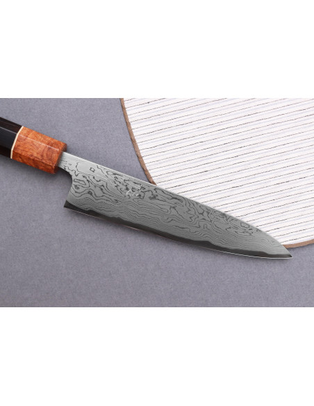 15cm Toshihiro Wakui Aogami 2 laminated damask japanese all-purpose handmade knife