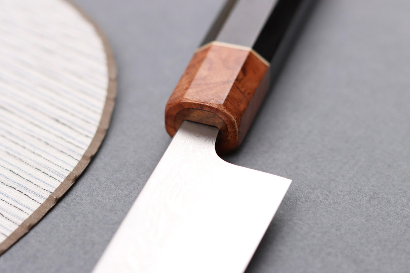 15cm Toshihiro Wakui Aogami 2 laminerad damast japansk handgjord kniv för alla ändamål