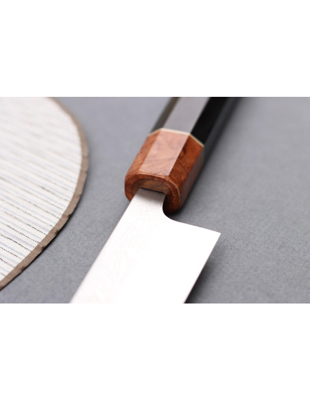 15cm Toshihiro Wakui Aogami 2 laminated damask japanese all-purpose handmade knife