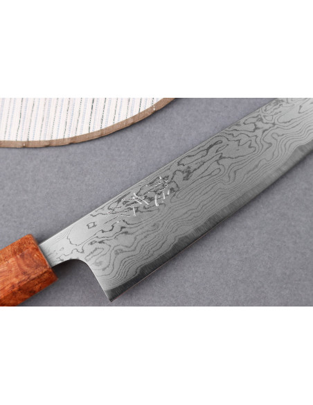 15cm Toshihiro Wakui Aogami 2 laminated damask japanese all-purpose handmade knife