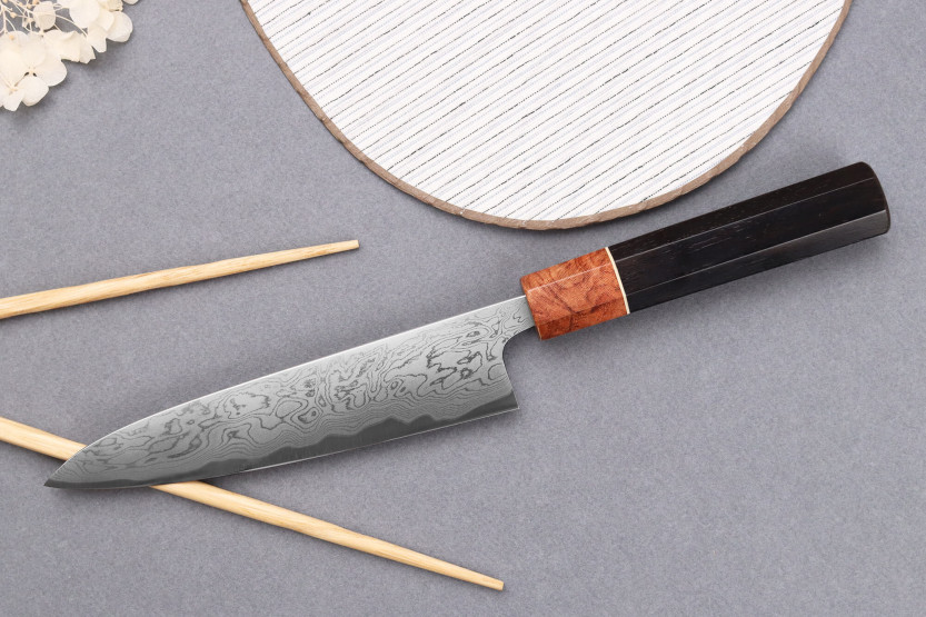 15cm Toshihiro Wakui Aogami 2 damasco laminado navaja japonesa de artesanía