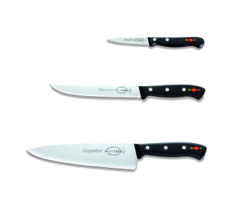 Juego de 3 cuchillos de cocina profesionales DICK SUPERIOR chef+universal+office