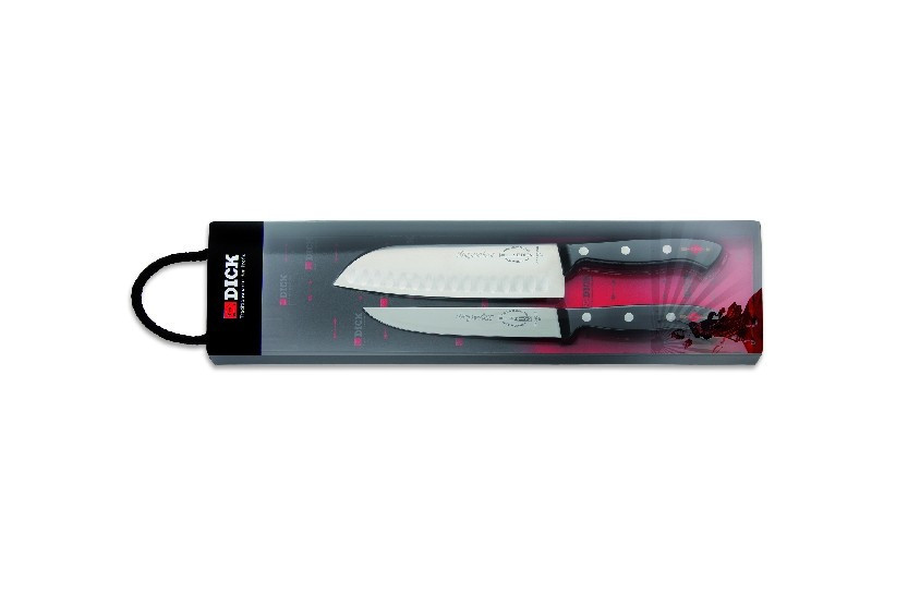 Set med 2 DICK SUPERIOR santoku+cuisine pro köksknivar