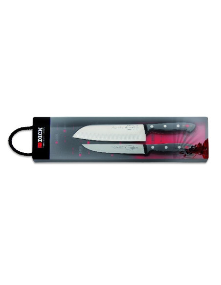 Conjunto de 2 facas de cozinha DICK SUPERIOR santoku+cuisine pro