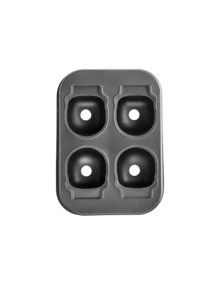 Stampi per cubetti di ghiaccio in silicone Westmark Mr.Skully con coperchio