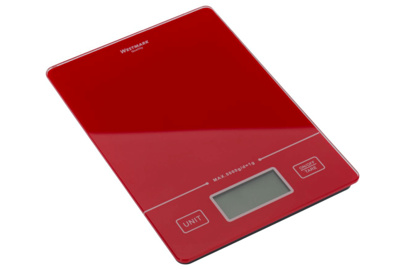 Westmark Functiona digitale keukenweegschaal glazen oppervlak 22 x 15,3 x 2cm