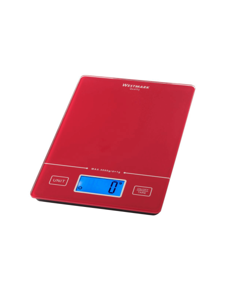 Westmark Functiona digitale keukenweegschaal glazen oppervlak 22 x 15,3 x 2cm