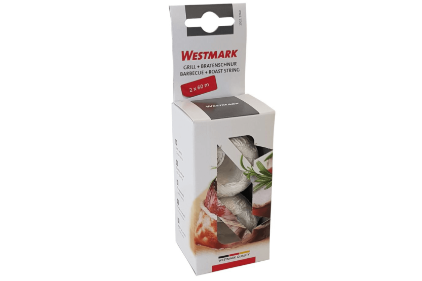 Set 2 Rollen Bratengarn weiß Westmark Polyester 60m