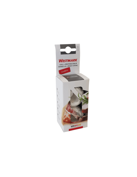 Set of 2 rolls of Westmark white polyester roast twine 60m