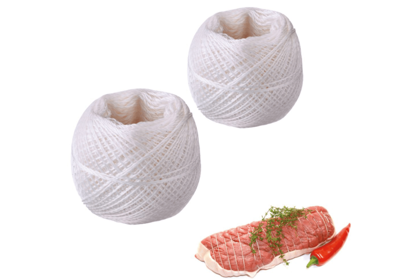 Sæt med 2 ruller Westmark hvid polyester stegesnor 60 m