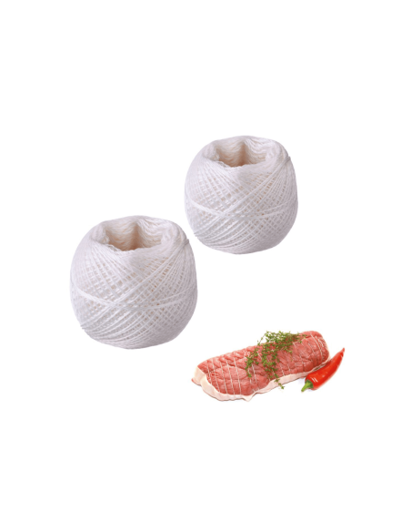 Sæt med 2 ruller Westmark hvid polyester stegesnor 60 m