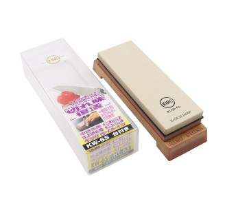 King Home Stone Japanse dubbelzijdige slijpsteen korrel 1000/6000 met houder
