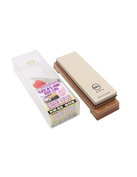 King Home Stone pedra de amolar japonesa de dupla face 1000/6000 com suporte