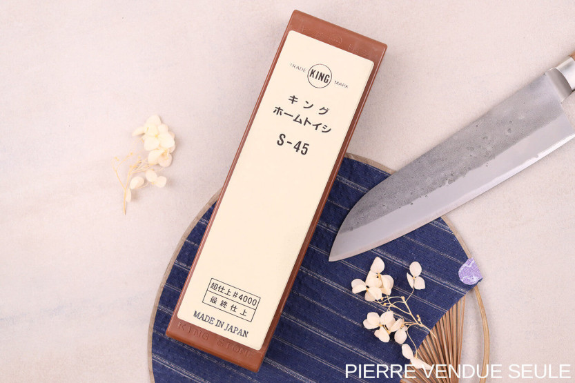 Japansk slibesten King Home Stone 4000 korn med holder