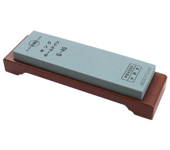 Pedra de amolar japonesa King Home Stone 220 grit com suporte