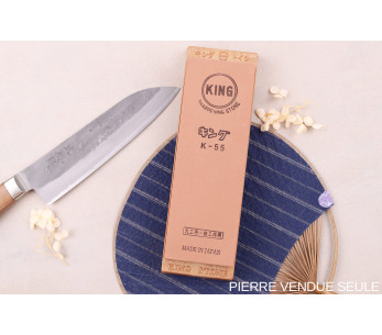 King Affilatura 1000 grana Pietra giapponese con supporto 2