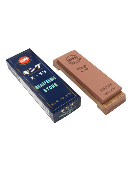 Japanese sharpening stone King Sharpening 1000 grit with holder