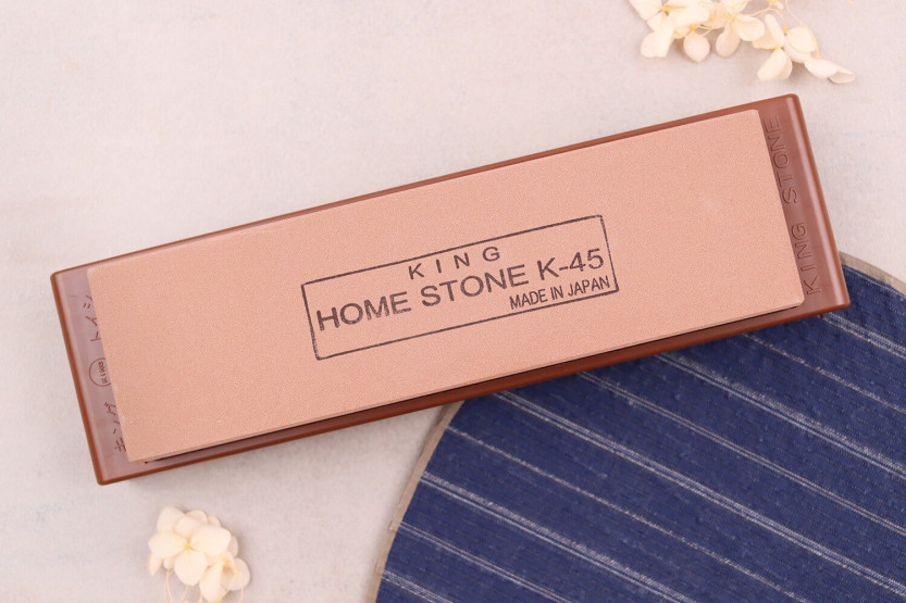 King Home Stone Piedra de afilar japonesa de 1000 granos con soporte