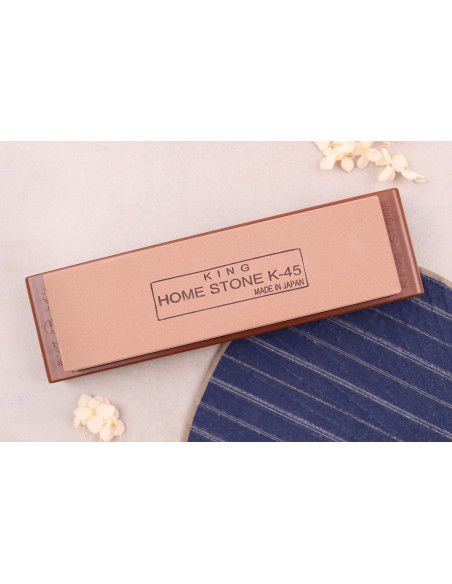 King Home Stone Piedra de afilar japonesa de 1000 granos con soporte