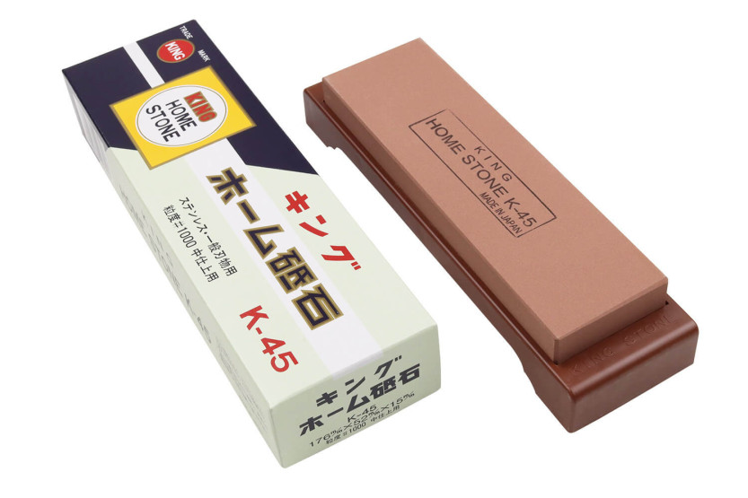 Japanse slijpsteen King Home Stone korrel 1000 met houder