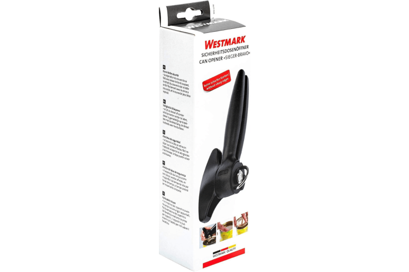 Westmark Bravo abrelatas ABS negro 18,5cm