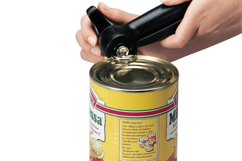 Westmark Bravo safety can opener in black ABS 18.5cm