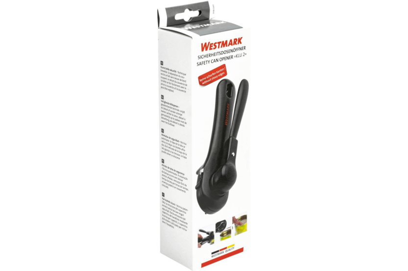 Westmark Klu 2 veiligheidsblikopener in zwart ABS 17,5cm