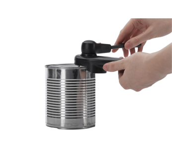 Abridor de latas de segurança Westmark Klu 2 em ABS preto 17,5cm 2