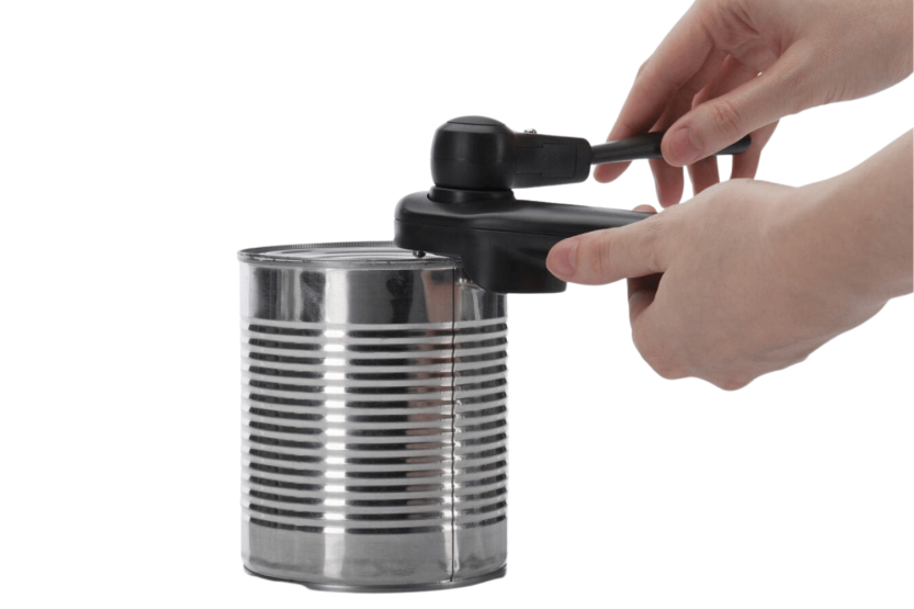 Westmark Klu 2 safety can opener in black ABS 17.5cm