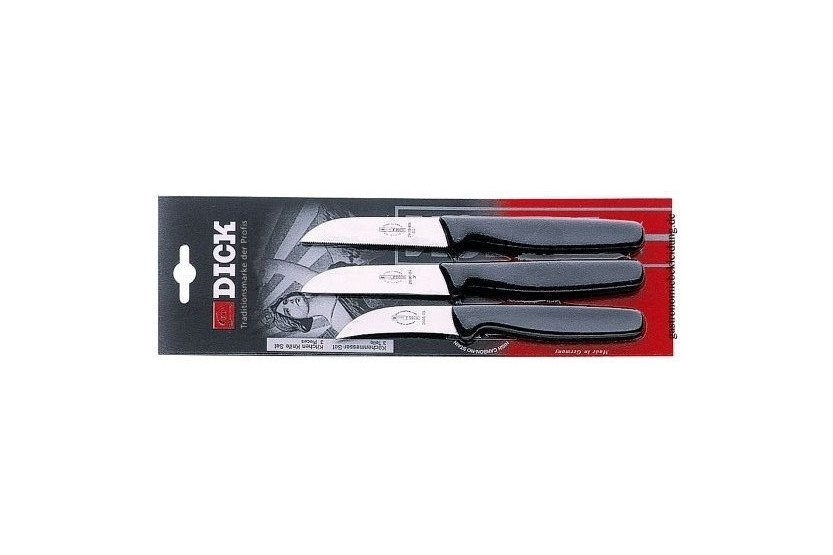 Conjunto de 3 facas descascadoras de legumes DICK + 2 facas de cozinha