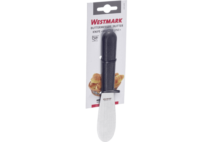 Cuchillo para mantequilla Westmark Master Line 8.5cm mango negro
