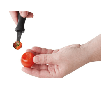 Westmark Gentle tomaten afdruiprek zwart polypropyleen steel 2