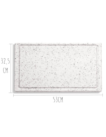 Tabla de cortar jaspeada DICK 53x32.5x2cm