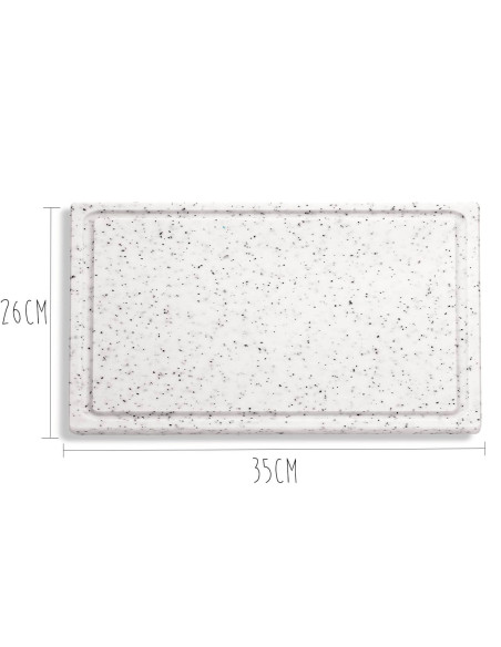 Tabla de cortar jaspeada DICK 35x26x2cm