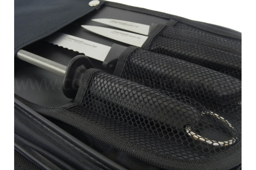 Messerkoffer 6 Messer + 1 Wetzstahl Diamant Bargoin Creative Chef