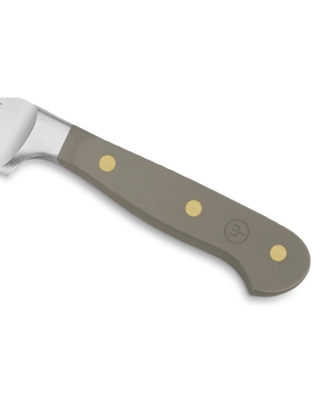 Wusthof Classic Colour Velvet Oyster taottu leipäveitsi 23cm mikrohammastettu terä