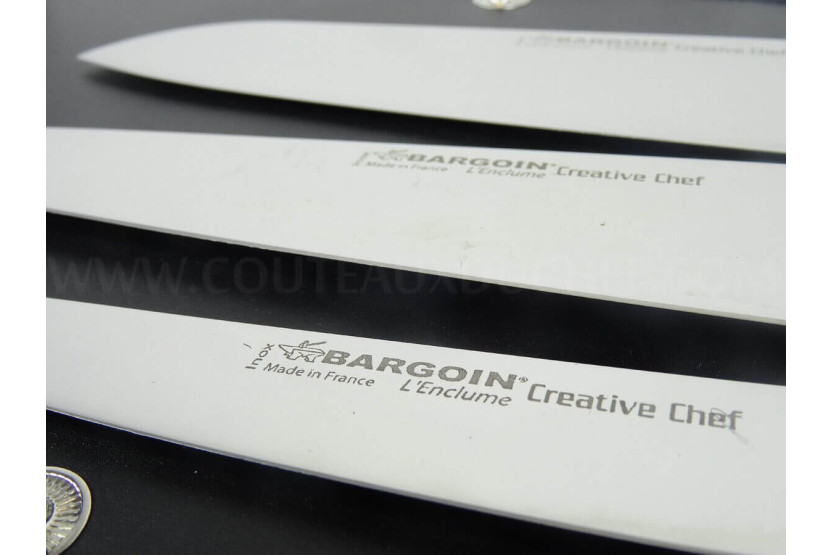 Messerkoffer 6 Messer + 1 Wetzstahl Diamant Bargoin Creative Chef