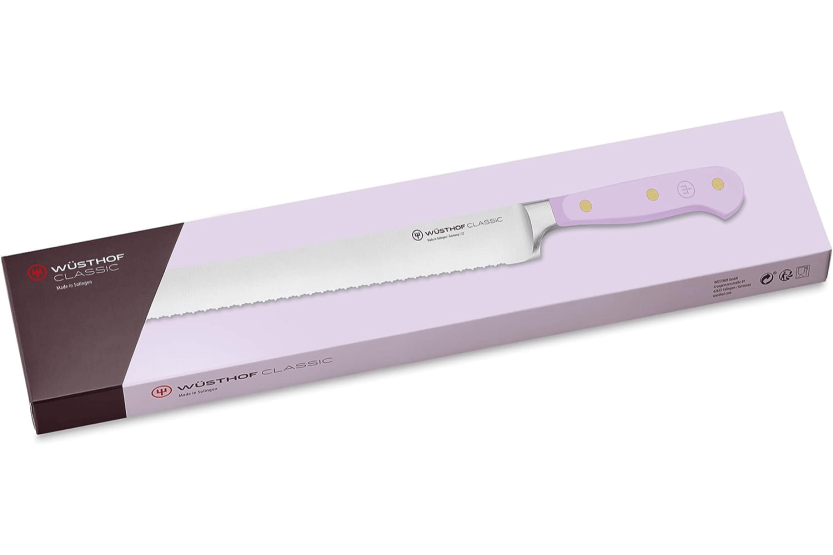 Wusthof Classic Väri Violetti Yam taottu leipäveitsi 23cm mikrohiomattu terä