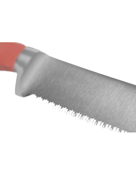 Wusthof Classic Colour Coral Peach Coltello da pane forgiato con lama microseghettata da 23 cm
