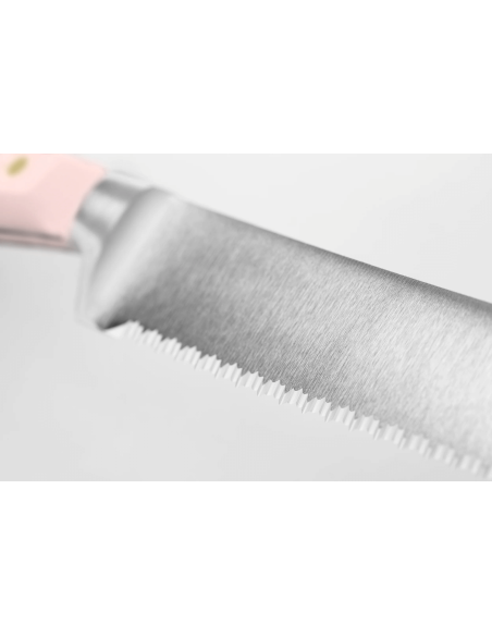 Wusthof Classic Colour Pink Himalayan Salt smidd brödkniv 23cm mikrotandat blad